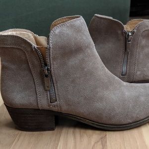 Lucky Brand Breah Booties Brindle, Size 9